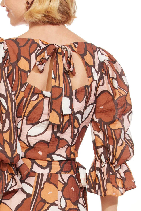 Rheta Top - Groovy Garden